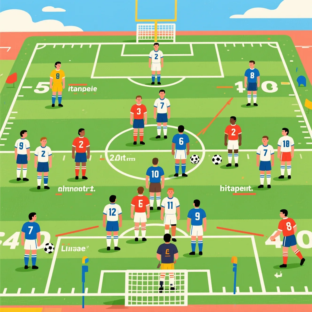 История и традиции распределения цифр в команде: что означают классические номера футболистов на поле.