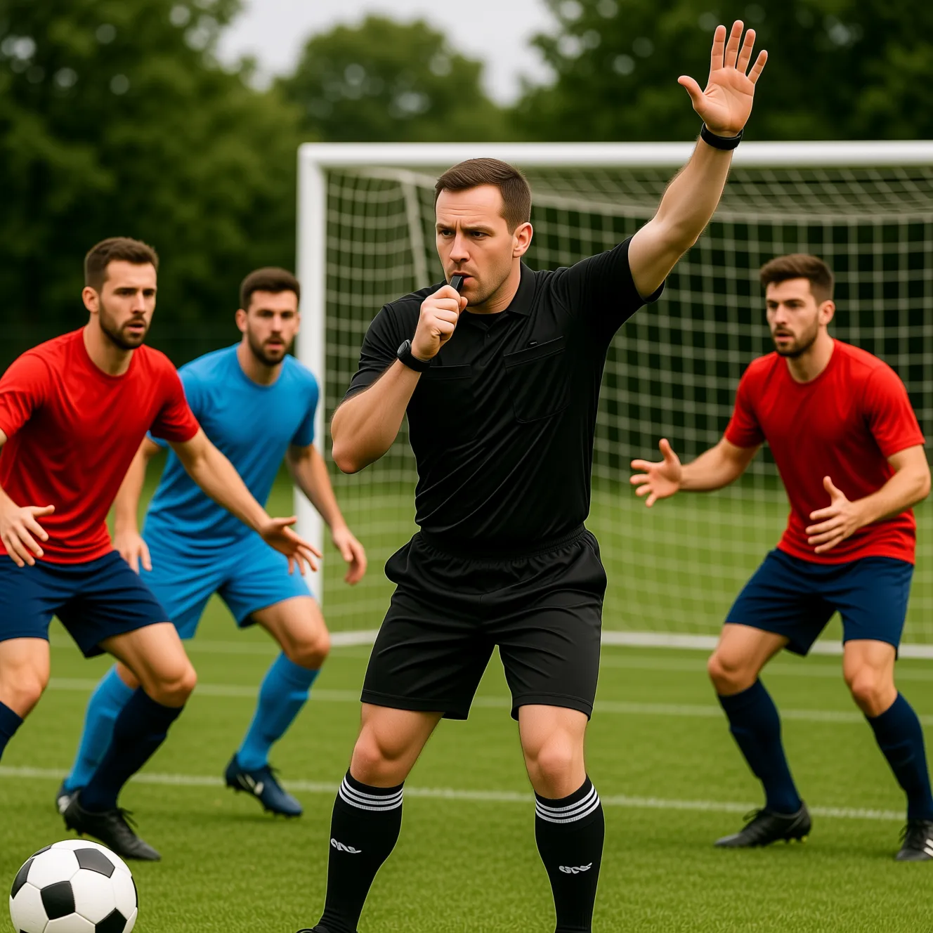 Судейский протокол и правила назначения стандартов: в каких случаях арбитр фиксирует свободный удар в игре.