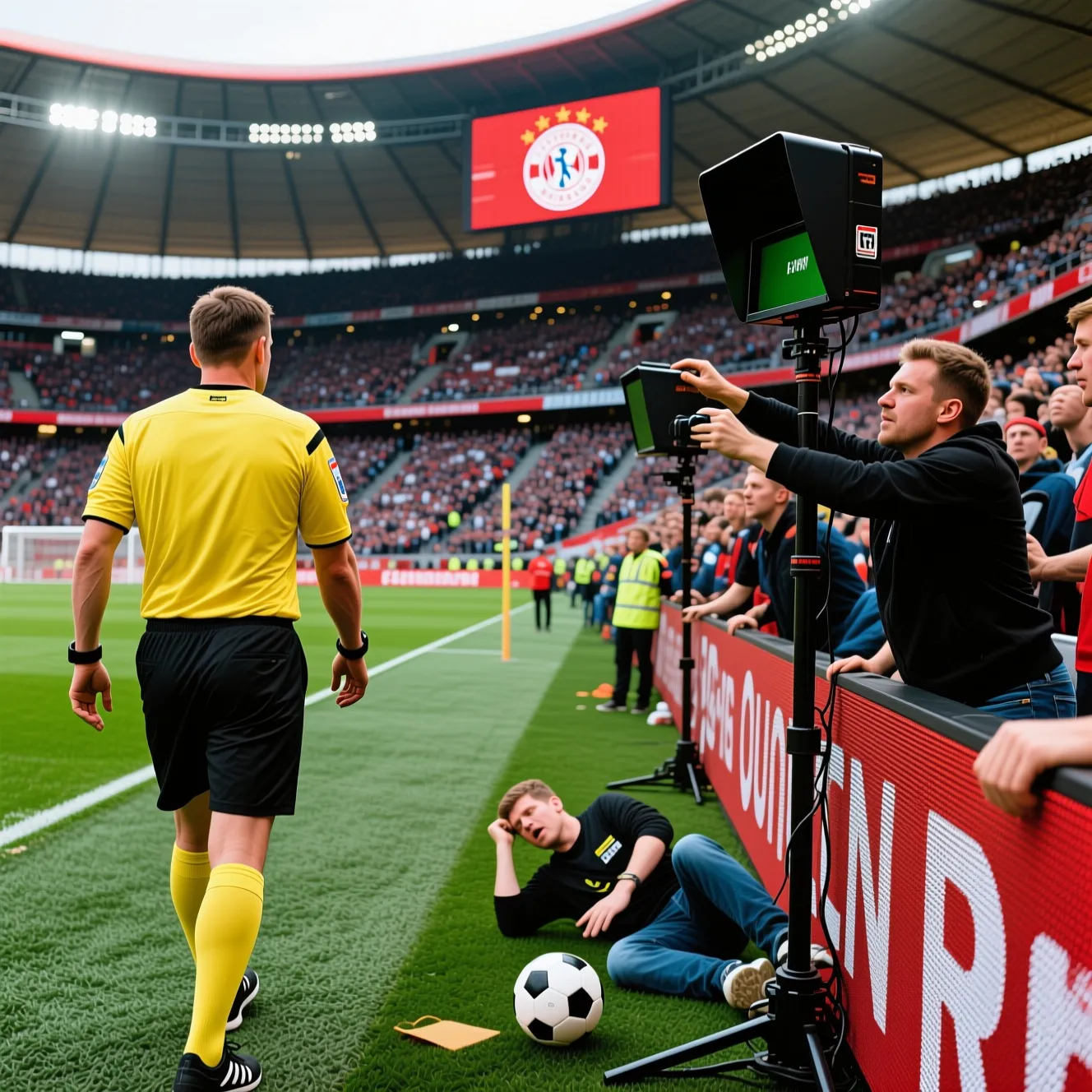 var‑скандал во Второй Бундеслиге: болельщик вывел из строя монитор ВАР