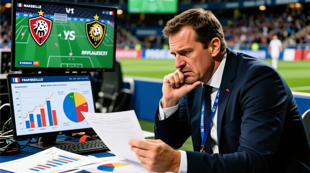 Чемпионат Франции: прогноз на матч и подробная статистика очных встреч команд марсель - брест в туре. - иллюстрация