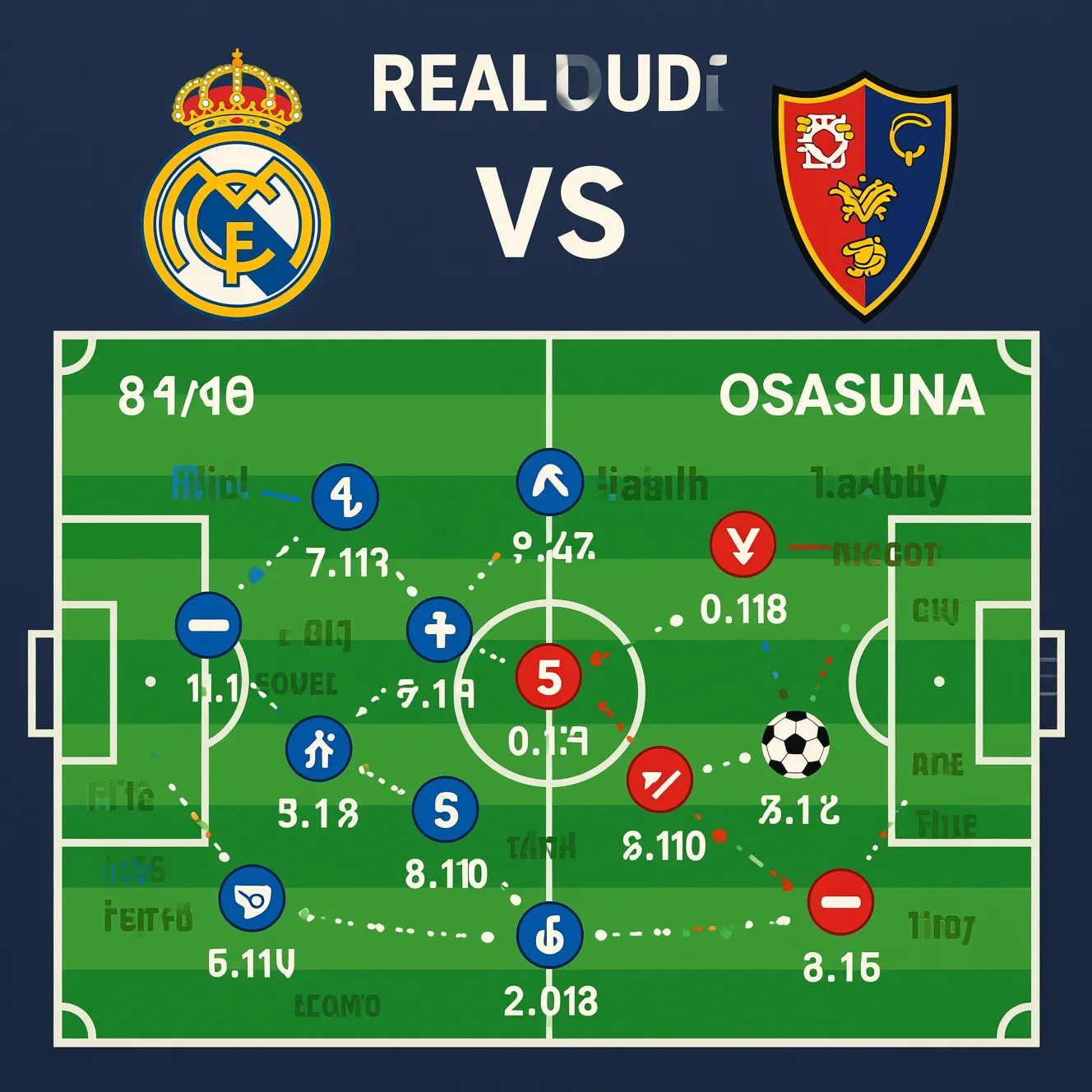 Ла Лига: подробная хронология всех голов и ключевых замен в центральном матче реал мадрид – осасуна хронология.