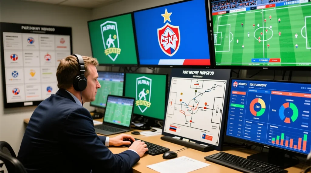 РПЛ: подробный обзор матча и разбор всех забитых голов в противостоянии команд цска пари нн за сегодня. - иллюстрация