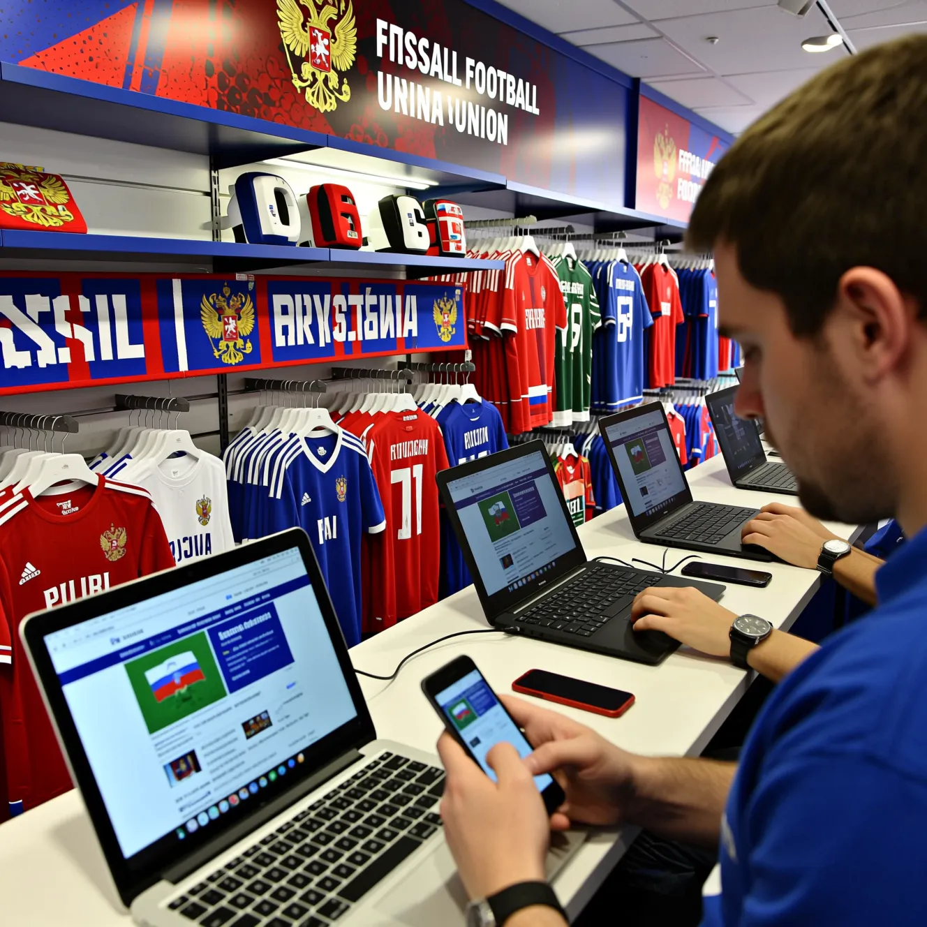 Российский футбольный союз запустил официальный интернет магазин атрибутики