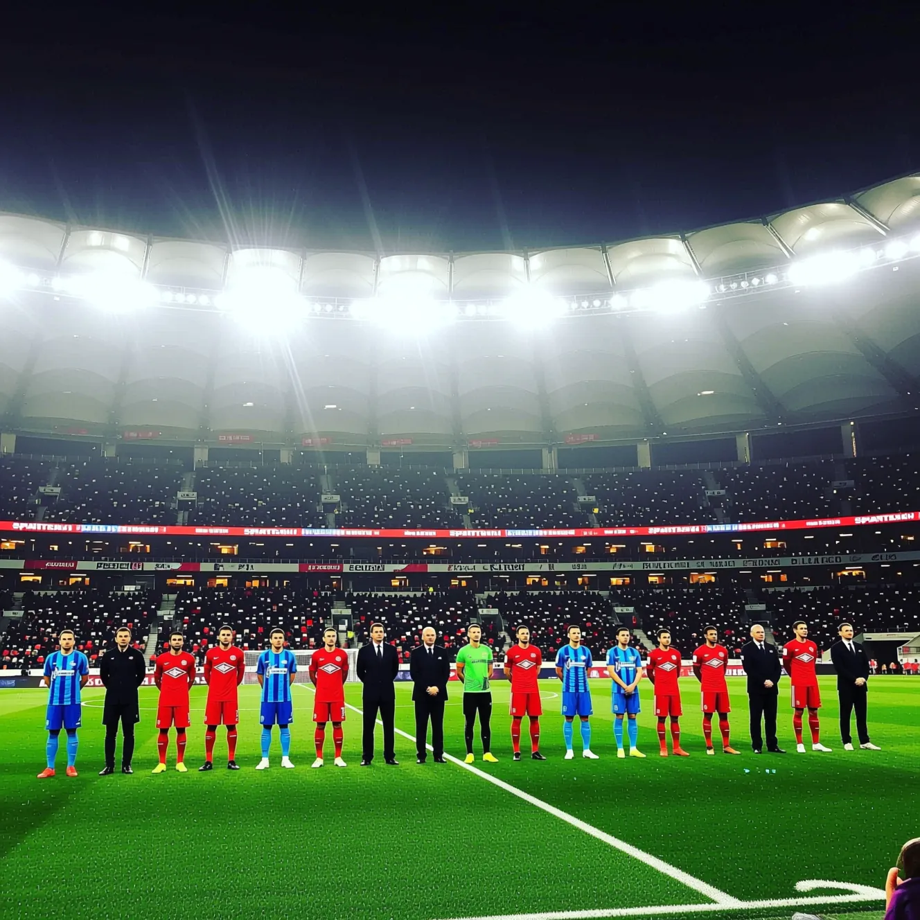 Мирча Луческу: минута молчания перед матчем Зенит Спартак Кубка России