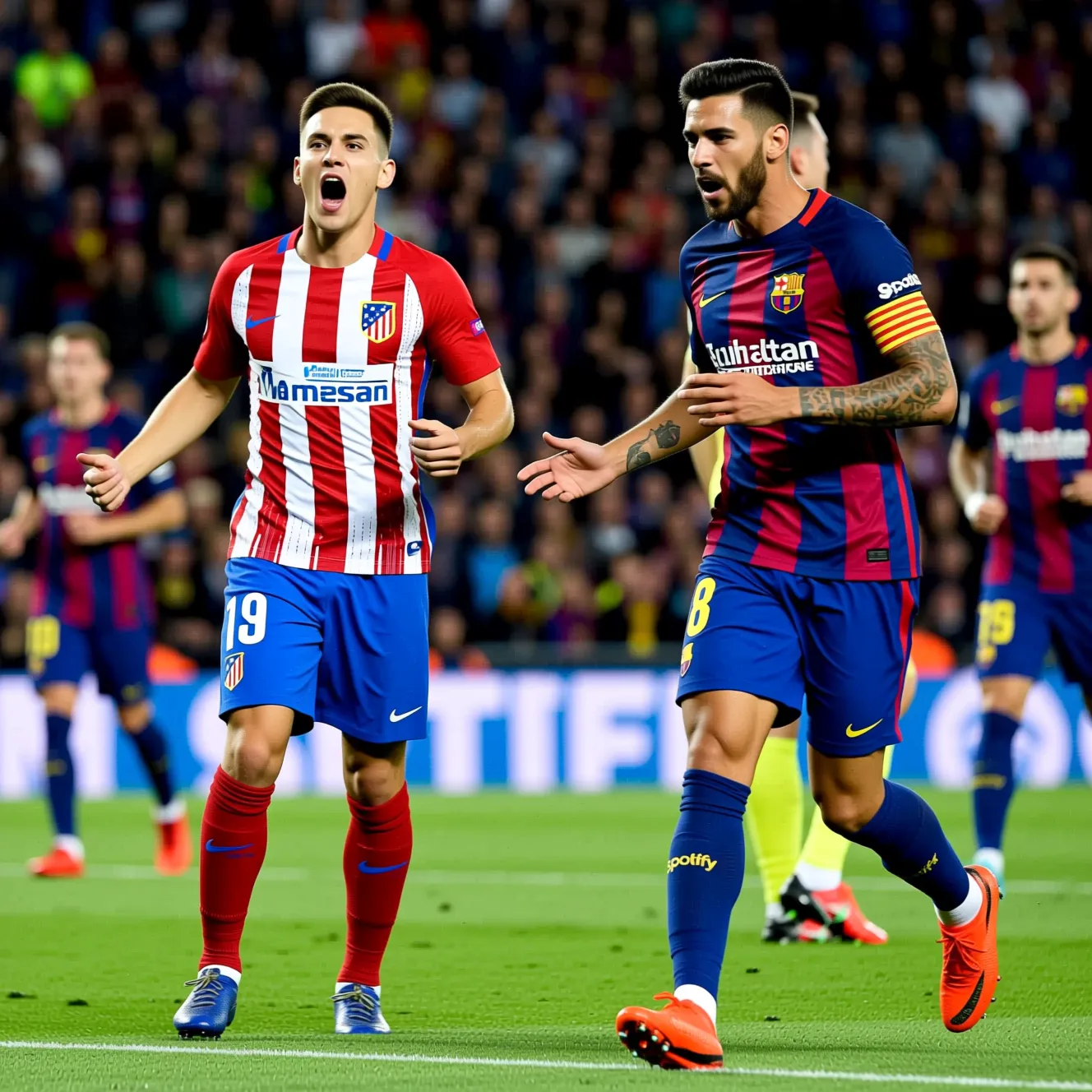 Лига чемпионов: Барселона – Атлетико 0:2, удаление и два удара решили матч