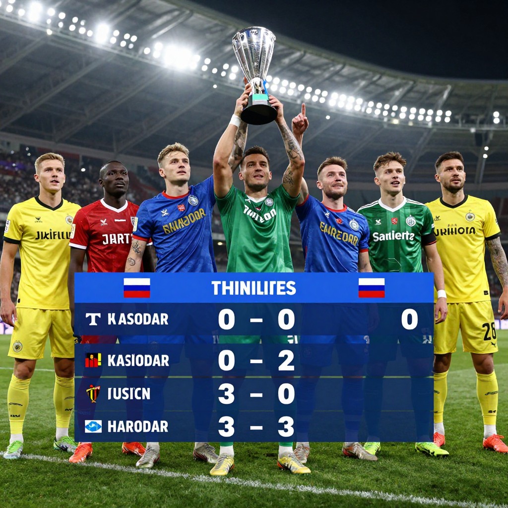 Opta назвала «Краснодар» фаворитом чемпионской гонки РПЛ с шансом 34,9% opta назвала «Краснодар» фаворитом чемпионской гонки РПЛ с шансом 34,9%